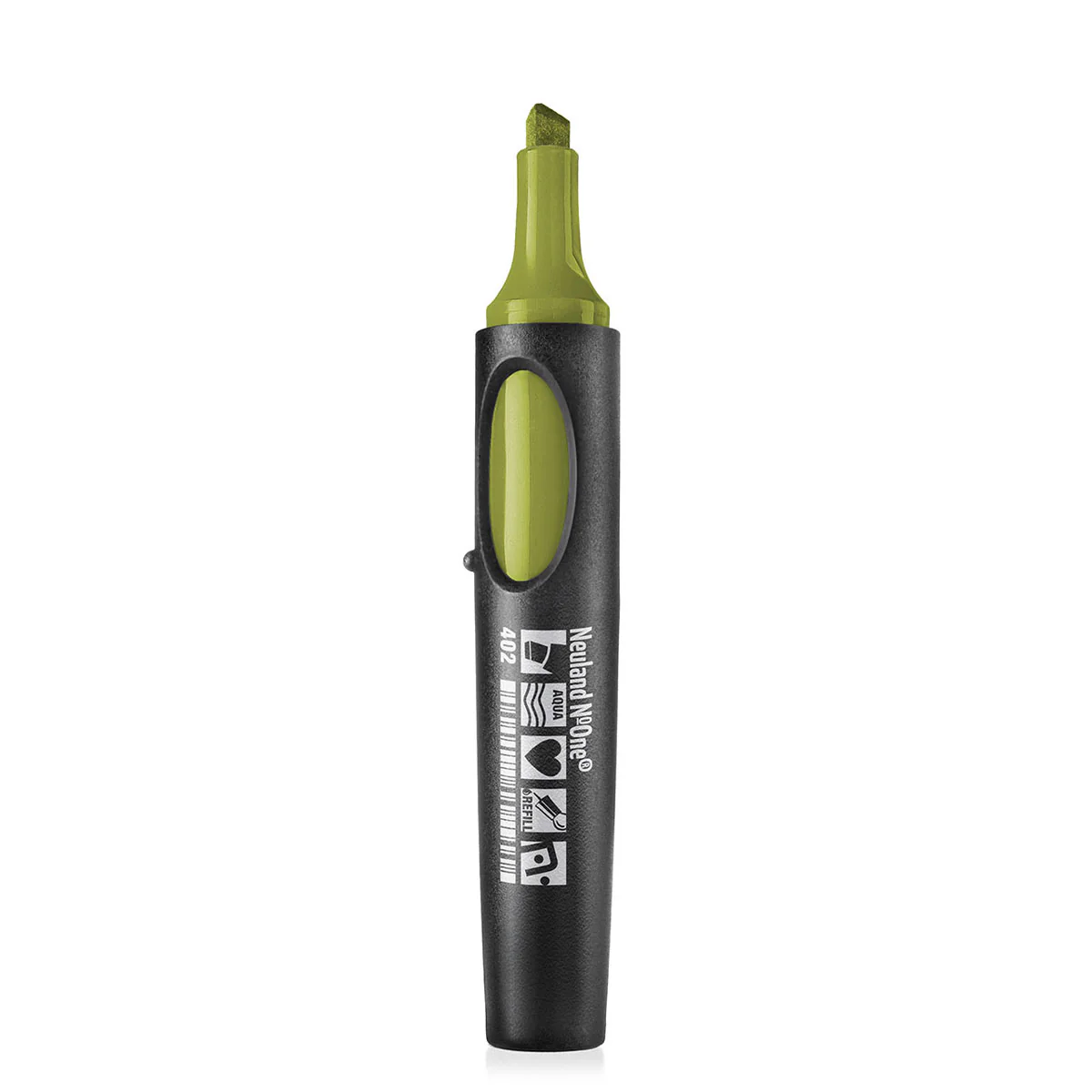 marqueur neuland no.one®, pointe biseautée 2 6 mm, olive (402)