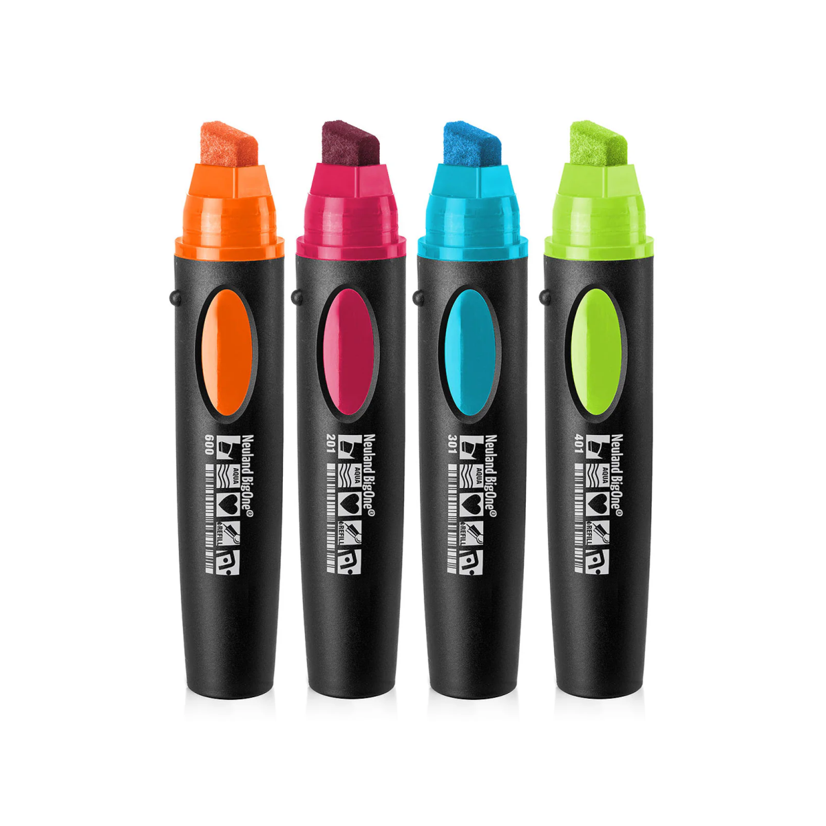neuland bigone®, pointe biseautée 6 12mm unicolore