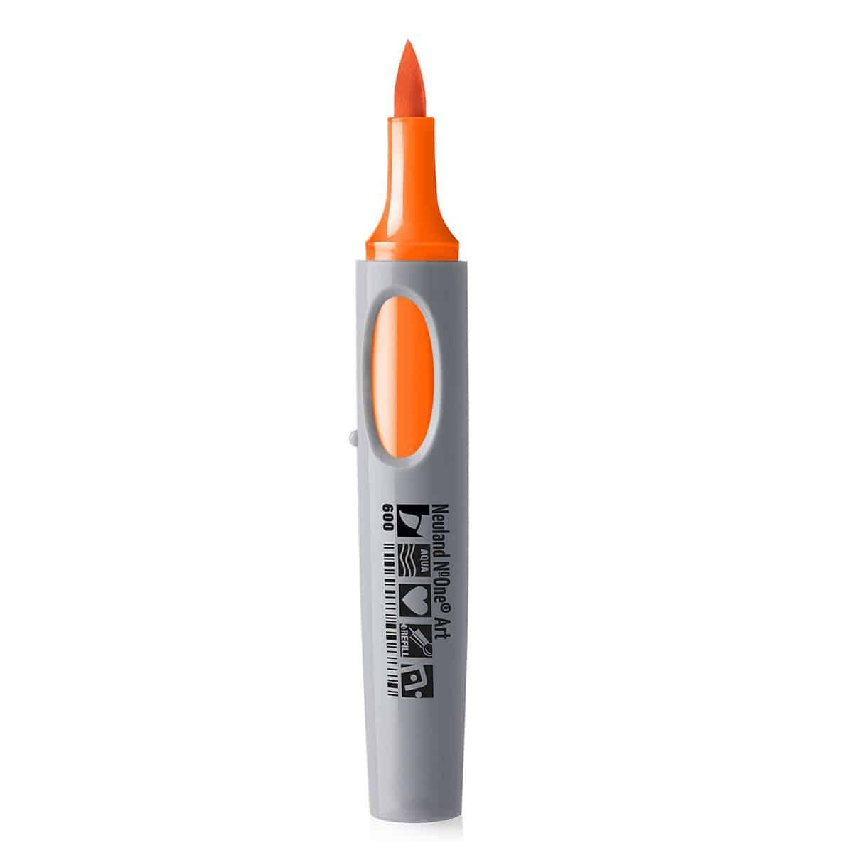 neuland no.one® art, pointe pinceau 0,5 7 mm orange (600)