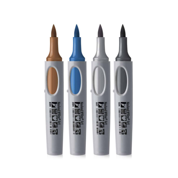 neuland no.one® art, pointe pinceau 0,5 7 mm, unicolore