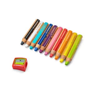 stabilo® woody 3 in 1 arty, coffret 10